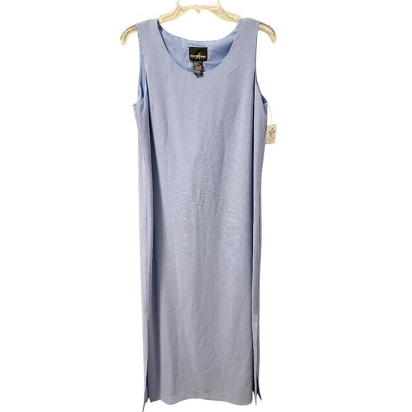 Positive Attitude Womens 2-Piece Light Blue Dress Set With Beading Embellishment - Picture 9 of 12